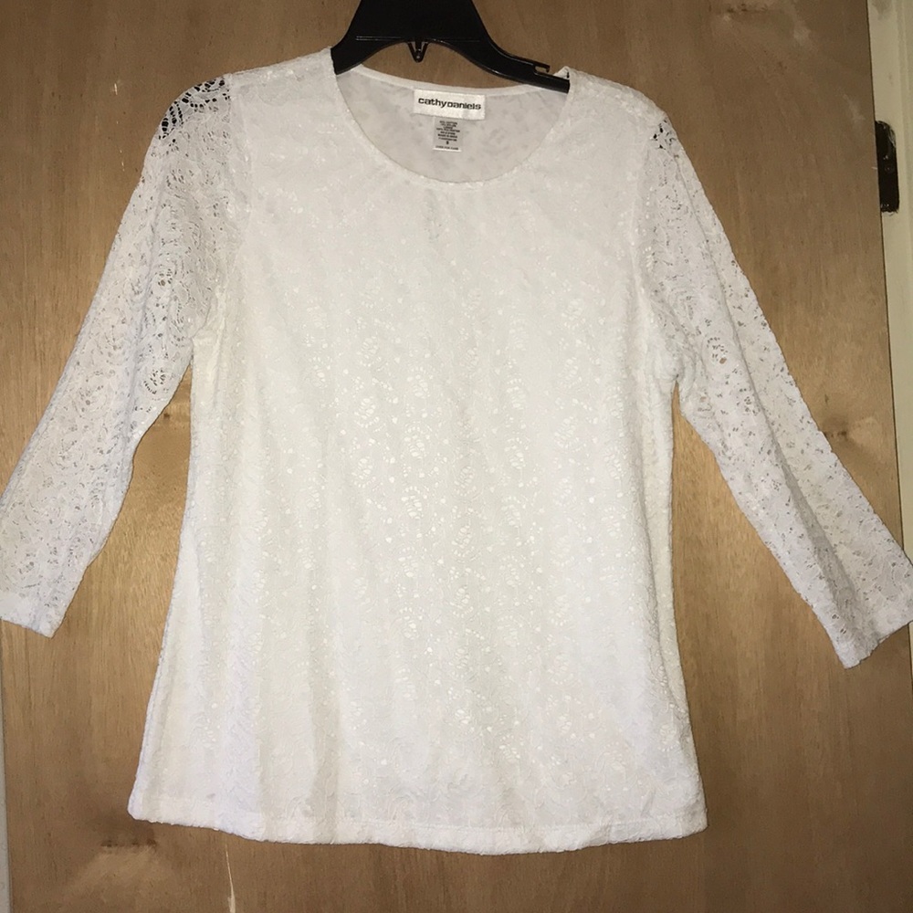White Lace Shirt